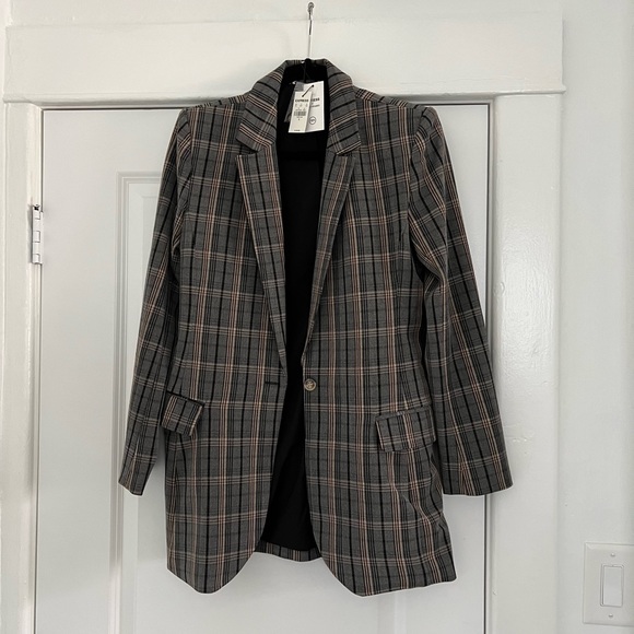 New Express X Negin Mirsalehi Oversized boyfriend blazer - Picture 3 of 5